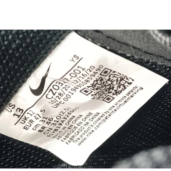 Nike Men's Air Force 1 Low '07 LX Shoes Men's Size 13 Black CZ0327-001